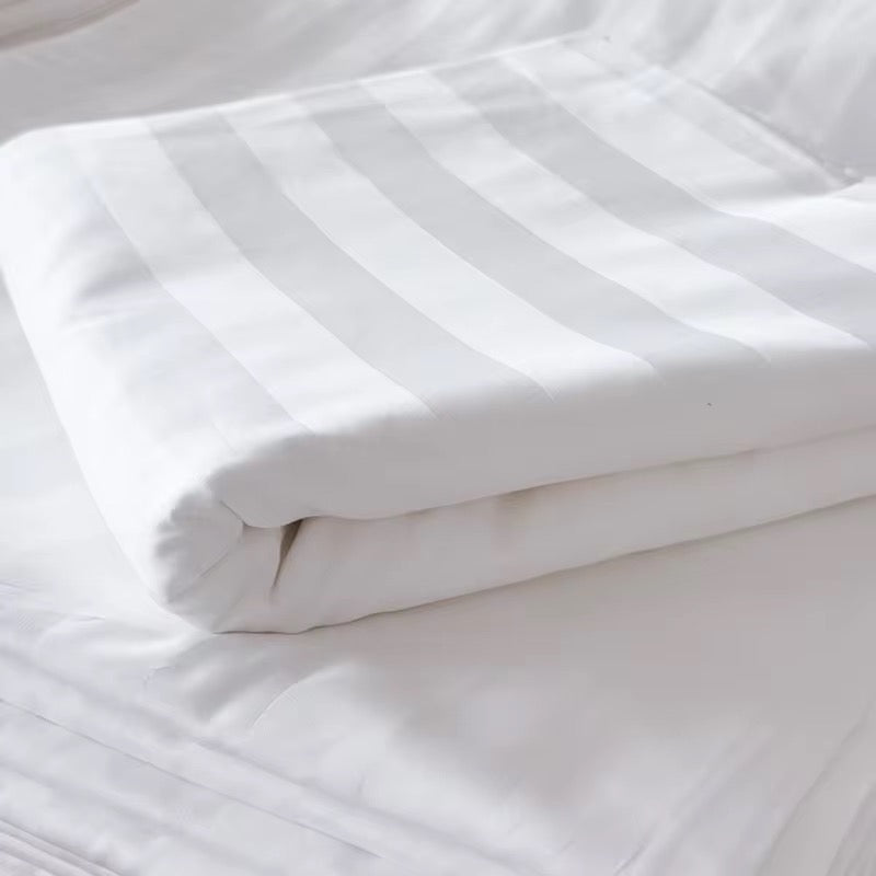 4N1 SET 100% COTTON FABRIC 1 INCH STRIPES