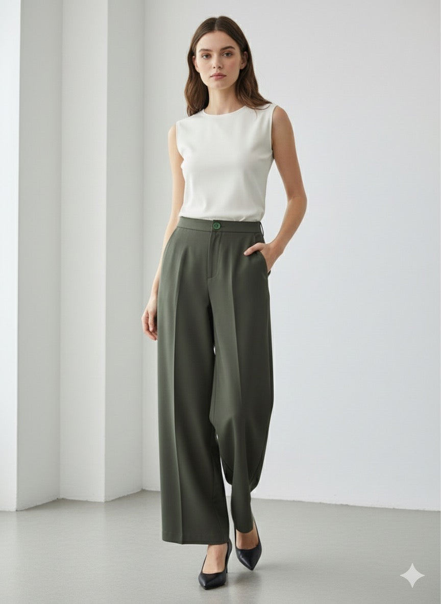 LUNA HIGH-WAIST TROUSER