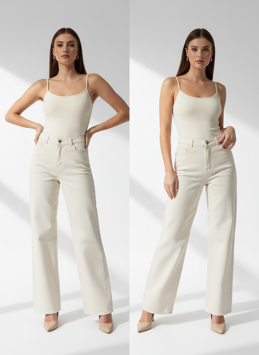 ARIA PANTS Wide Leg Jeans