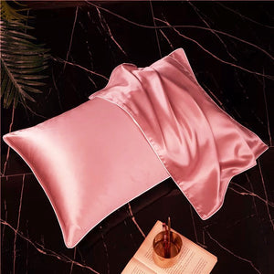 PINK MULBERRY SILK PILLOW CASES